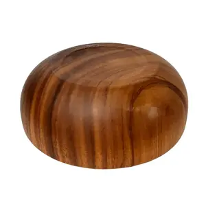 Bol à salade et fruits en bois de manguier 6 \ "8 \" 12.5 \ "emballage personnalisé Acacia naturel pour la préparation des aliments - Product Image 5
