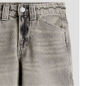 High Quality <b>Men</b> Summer <b>Jean</b> Shorts High Street Vintage Loose Fit Distressed Washed <b>Men</b> Denim Shorts OEM Customized Design - Product Image 4