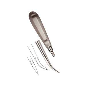 Outil d'extraction de dents ergonomique en acier inoxydable avec poignée antidérapante pour pinces chirurgicales professionnelles - Product Image 3