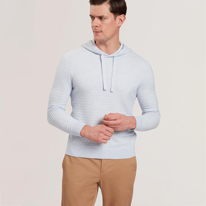 Sudadera con capucha de mezcla de lana orgánica personalizable para hombre, jersey de calle con capucha para la temporada de invierno - Product Image 1