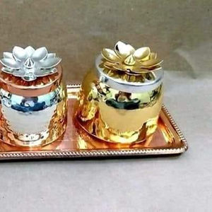 Bols de service décoratifs de fruits secs en cuivre plaqué de haute qualité, bol design martelé - Product Image 1