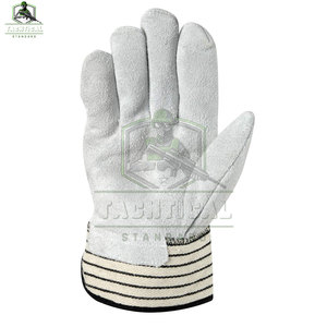 Gants de protection en cuir confortables avec manchette de sécurité, sans silicone, respirants, flexibles, haute qualité, grandes tailles, vente chaude - Product Image 4
