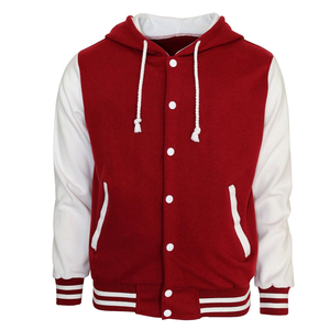 Classic Athletic Letterman Hooded <b>Canvas</b> <b>Jacket</b> for Everyday Wear College Baseball Winter Breathable 100% Cotton Unisex - Product Image 2