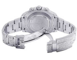 Vente chaude VVS Moissanite Diamant Acier Inoxydable Mécanique Automatique Glacé Montre-Bracelet Hip Hop Mode Personnalisée Pour Hommes - Product Image 6