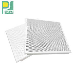 Plafond suspendu en aluminium en métal d'isolation phonique et d'isolation thermique - Product Image 2