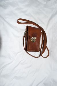 Moroccansoul - Bolsa Portátil Vintage de Cuero Genuino de 7 Pulgadas con Forro de Algodón - Origen MA - Product Image 4