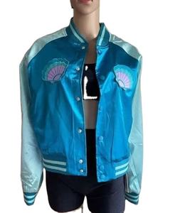 URARE – blouson bombardier d'extérieur pour femmes, résistant à l'eau, séchage rapide, en SATIN, en lin, épais, vêtements pour femmes - Product Image 4