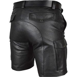 Los más nuevos hombres usan baloncesto pantalones cortos de cuero para hombres deportes casuales pantalones cortos de malla transpirable para hombres usan pantalones cortos - Product Image 4