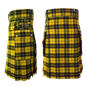 Kilt Escocés de Tartán de las Tierras Altas para Hombre, de 8 Yardas, Profesional, Personalizado, de Alta Calidad, Color y Tela Personalizables, Precio de Fábrica - Product Image 6