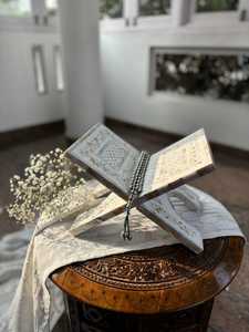 Regalo de Lujo para Eid Mubarak, Soporte para Corán, Éxito de Ventas, Popular Soporte para Biblia con Incrustaciones de Hueso, Soporte para Corán con Incrustaciones de Nácar, Rahel, Más Vendido - Product Image 5