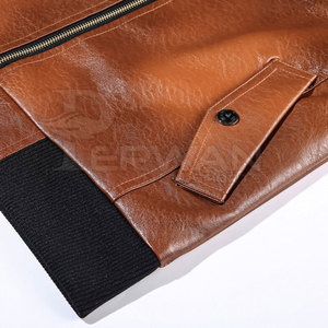 Hot Selling High Quality Men's <b>Winter</b> <b>Coat</b> New Fashion Genuine Leather Jacket Windproof <b>Hood</b> Custom Direct Factory Processing - Product Image 6