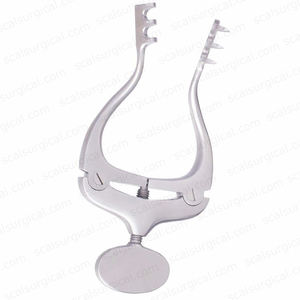 2024 nouveaux Instruments Jansen rétracteur à retenue automatique émoussé 100 mm en acier inoxydable en gros accepter OEM - Product Image 4