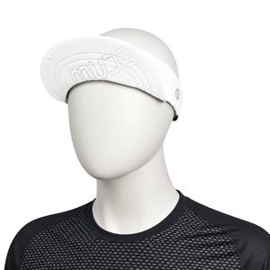 Casquette de sport avec visière FOLDY blanche - Product Image 2
