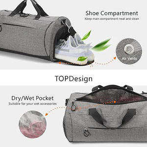 Bolsa Deportiva Premium de Gran Capacidad con Compartimento Separado para Zapatos, Impermeable y Ligera, para Hombres y Mujeres, Entrenamiento Físico - Product Image 4