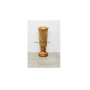 Nouveau Look motif élégant or fleur trompette meilleure qualité grande Table pièce maîtresse décoration mariage fête fleur Vase approvisionnement - Product Image 2