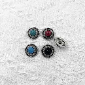 Hot bán 20 mét Patterned Red Turquoise may nút Chất lượng cao Vintage <span class=keywords><strong>Craft</strong></span> trang trí conchos - Product Image 5