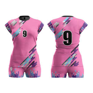 Conçu sur mesure Ensemble d'uniformes de volley-ball respirants pour hommes Nouvelle technologie de sublimation imprimée Combinaison de sport confortable - Product Image 6