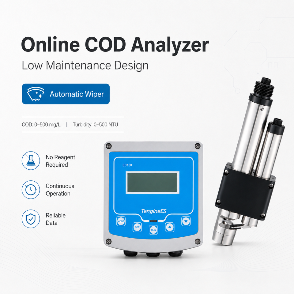 No Reagent Online COD Analyzer UV Absorption Water Quality Monitor with ...