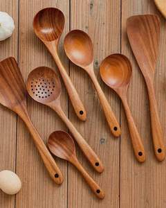 Ensemble d'ustensiles de cuisine en bois durables |   Haute qualité |   Prix d'usine en gros - Product Image 2