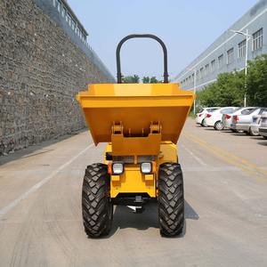 Mini-dumper sur roues JCB 1 tonne avec benne basculante, chargeur frontal diesel à moteur, équipement de construction haute efficacité - Product Image 6
