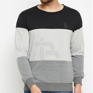 Sudadera Personalizada al por Mayor para Hombre, Manga Larga, Cuello Redondo, 100% Algodón, Transpirable, de Secado Rápido, Casual, Alta Calidad, en Stock - Product Image 1