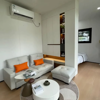 Module de logement préfabriqué Apple Cabin de 40 pieds, installation simple sur site, sans débris de construction, pour l'hébergement touristique à grande échelle