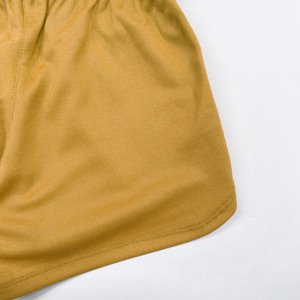 กางเกงขาสั้นสำหรับออกกำลังกายผ้าคอตตอน100% เป็นมิตรกับสิ่งแวดล้อมสำหรับยิมกีฬาเพาะกายออกแบบได้ตามต้องการ - Product Image 6