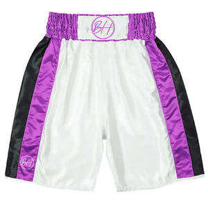 Pantalones cortos de boxeo tailandeses para hombre, diseño personalizado, ropa de artes marciales MMA para adultos, bañadores bordados Oem Muay Thai - Product Image 3