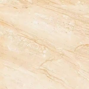 Crema Italia 600x600mm Azulejos de porcelana brillante 60x60cm Aspecto de mármol Navina Pisos Baldosas de cerámica - Product Image 3
