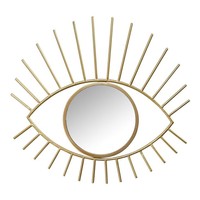 Eyes Shape Premium Look Wall Decorative <strong>Mirror</strong> <strong>Gold</strong> Color Latest Design <strong>Best</strong> Quality Metal Frame American Style Wall <strong>Mirror</strong>
