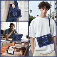 Étui de protection robuste WESOROL pour tablette avec support pour stylet et béquille pour Samsung Galaxy Tab A11 Plus A9 Plus 11 pouces