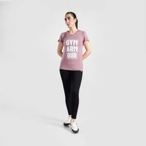 GymArmour Tee (<b>Rose</b> Pink) 100% Cotton Breathable and Lightweight Slim Fit Crop Short Summer <b>Top</b> Sizes XS S XL XXS - Product Image 4