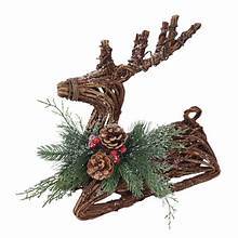 ORNAMENTO DE CIERVO DE MIMBRE DE BAMBÚ ARTESANAL PARA ESPACIO DE VIDA LIMPIO - Product Image 4