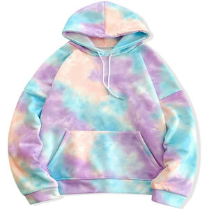Nueva Llegada, Sudadera de Forro Polar al por Mayor, Moda Casual, Personalizada con Tie Dye, Lisa, con Capucha, Unisex, de Algodón y Elastano, Servicio OEM - Product Image 2