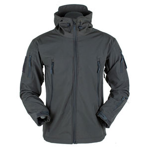 Chaqueta Softshell Casual para Hombre al por Mayor, Personalizable, con Capucha, Estilo Urbano, Ligera, Lisa, Servicio OEM Disponible - Product Image 4