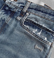 Fabricant OEM de jeans – Pantalons en denim décontractés pour hommes de haute qualité, style streetwear, coupe ample et baggy, design personnalisé