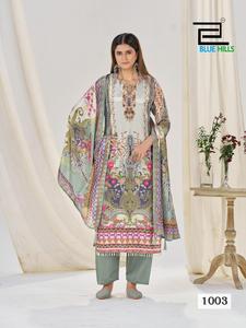 ผ้าไหมผ้าเครปคุณภาพระดับพรีเมียมดีไซน์เนอร์ Kurti กับโมติผ้าลูกไม้งานพิมพ์ดิจิตอลสำหรับสวมใส่สบายๆ - Product Image 3