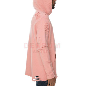 Nuevas sudaderas con capucha unisex personalizadas, las más vendidas, con efecto desgastado, transpirables, de bajo precio, con cremallera, teñidas en color liso, diseño 2026 - Product Image 4