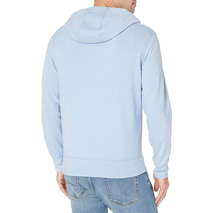 Nuevo logotipo personalizado cremallera suelta con capucha sudadera unisex en blanco de gran tamaño hombres sudaderas con capucha servicio OEM nodo y diseño servicio OEM - Product Image 4