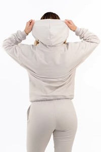 2025 nuevas sudaderas con capucha de gran tamaño de lana mezclada de algodón con estampado para mujer Digital Tops de invierno - Product Image 2