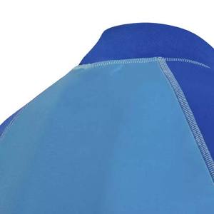 OEM hombres de alta calidad 100% poliéster manga corta Rash Guard bicolor gimnasio Fitness ropa deportiva 65/35 poliéster algodón al por mayor - Product Image 4