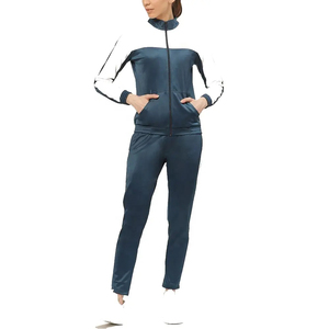 Conjunto de chándal de moda para mujer, conjunto de fitness informal, Sudadera de manga larga y pantalones para correr, conjunto para gimnasio o ropa activa al por mayor - Product Image 3