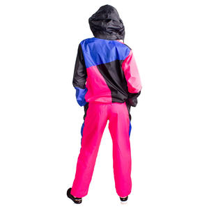 Best-Selling 100% Cotton Outdoor <b>Waterproof</b> Windbreaker <b>Tracksuits</b> Highest Quality Breathable Solid Pattern Jacket Pant Set - Product Image 4