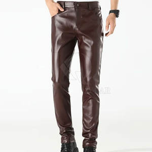 Pantalones de Cuero para Hombre de Alto Rendimiento, Diseño Elegante, Cuero Suave, Ajuste Cómodo y Duradero, Perfectos para Actividades al Aire Libre - Product Image 5