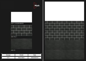 Carreaux muraux en céramique 300X600mm finition mate dimension 30x60cm marbre rétro-éclairé de luxe vente en gros carreaux muraux indiens - Product Image 2