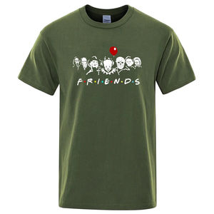 Camiseta de alta calidad para hombre, camiseta 100% de algodón, camiseta con estampado divertido de Friends, camiseta holgada de verano con cuello redondo, camiseta para hombre, camisetas para hombre - Product Image 1