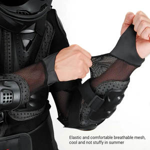 Certifié CE Vêtements de sport de course unisexe de haute qualité Combinaison de moto Armure réglable durable avec caractéristiques de protection - Product Image 5