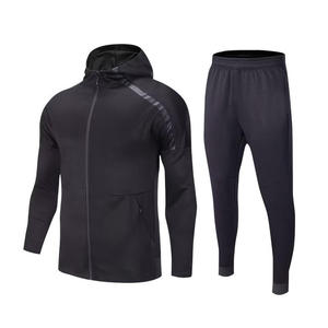 Ensemble de survêtement de jogging pour homme personnalisé en gros, polyester et coton, vêtements de sport, personnalisation du logo OEM ODM - Product Image 4