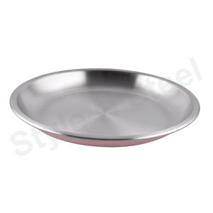 Plato de Camping de Acero Inoxidable Color Pitch - Product Image 1
