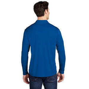 Camisas deportivas de manga larga para hombre, camiseta de golf de entrenamiento con cuello personalizado - Product Image 5